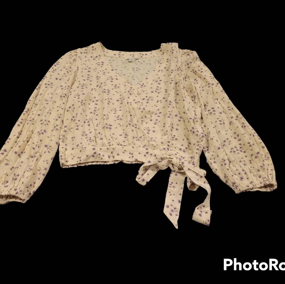 American Eagle Wrapped Blouse, Size M